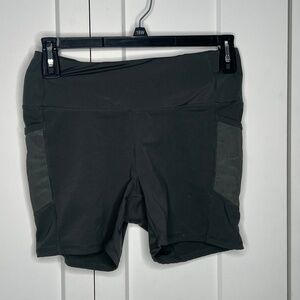 Gaiam Mesh Pocket Athletic Bike Shorts Women’s Size Large